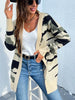 Camouflaged Dropped Shoulder Open Front Cardigan test
