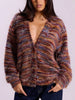 Fuzzy Knit V-Neck Button-Down Cardigan test