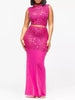 Rhinestone Sleeveless Top and Skirt Set test