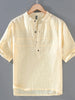 Men's Plus Size Button Detail Short Sleeve Shirt test