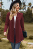 Textured Open Front Long Sleeve Cardigan test