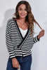 Striped V-Neck Knit Top test