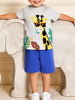 Children's Giraffe Graphic Tee and Shorts Set test
