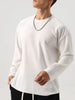 Men's Plus Size Round Neck Long Sleeve T-Shirt test