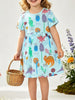 Children's Dinosaur Print A-Line Dress test