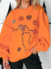 Halloween Skeleton Pumpkin Sweatshirt test