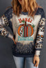 Pumpkin Graphic Long Sleeve Sweatshirt test