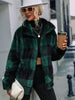 Plaid Zip-Up Collared Jacket test