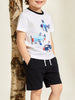 Kids' Airplane Print T-shirt and Shorts Set test