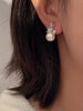 Pearl Bowknot Drop Earrings test