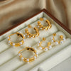 Synthetic Pearl 18K Gold-Plated Earrings test