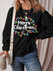 MERRY CHRISTMAS Dropped Shoulder Long Sleeve Sweatshirt test