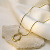 18K Gold-Plated Geometric Necklace test