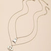 2 Piece Halloween Ghost & Pumpkin Pendant Necklace test
