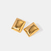 Stainless Steel Rectangular Stud Earrings test
