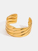 18K Gold-Plated Stainless Steel Open Ring test