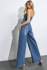 SKY FULL OF STARS DENIM JUMPSUIT