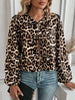Tied Leopard Round Neck Long Sleeve Top test