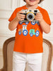 Children's Tractor Print Casual T-Shirt test