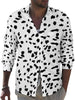 Men's Full Size Printed Button Up Long Sleeve Shirt Plus Size test