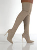 Point Toe Over Knee Stiletto Boots test