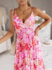 Printed Spaghetti Strap Maxi Dress test
