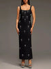 Rhinestone Embellished Bodycon Maxi Dress test