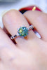 1 Carat Moissanite 925 Sterling Silver Ring test