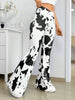 Cow Print Flared Pants test