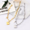 Heart Charm Pearl Accent Chain Bracelet test