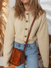 Button Front Cropped Cardigan test