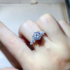 3 Carat Moissanite 925 Sterling Silver Ring test