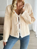 Tie-Front Long Sleeve Cardigan test
