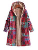 Bohemian Patchwork Fleece Lined Hooded Outerwear test