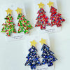 Christmas Tree Acrylic Dangle Earrings test
