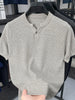 Men's Plus Size Notched Short Sleeve T-Shirt test