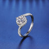 1 Carat 925 Sterling Silver Moissanite Ring test
