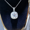 5 Carat Moissanite 925 Sterling Silver Necklace test