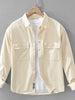 Men's Plus Size Button Up Long Sleeve Shirt test