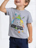 Children's Outer Space Graphic Short Sleeve T-Shirt test