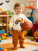 Children's Halloween Monster Truck Graphic Sweatshirt and Pants Set test