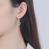 Star C-Hoop Dangle Earrings test