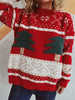 Christmas Tree Mock Neck Long Sleeve Sweater test