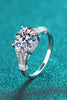 Unpredictable Day 3 Carat Moissanite Ring test