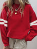 Striped Dropped Shoulder Sweatshirt test