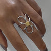 Two-Tone Daisy Flower Ring test