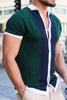 Men's Plus Size Button Down Short Sleeve Shirt test