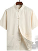 Men's Full Size Button Up Short Sleeve Shirt Plus Size test