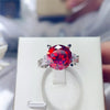 5 Carat Moissanite 925 Sterling Silver Ring test