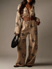 Printed Crop Top and Wide-Leg Pants Set test